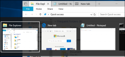 Windows 10 快捷鍵「Alt + Tab」將添新功能!可顯示瀏覽器多個分頁 Windows 10 快捷鍵「Alt + Tab」將添新功能!可顯示瀏覽器多個分頁