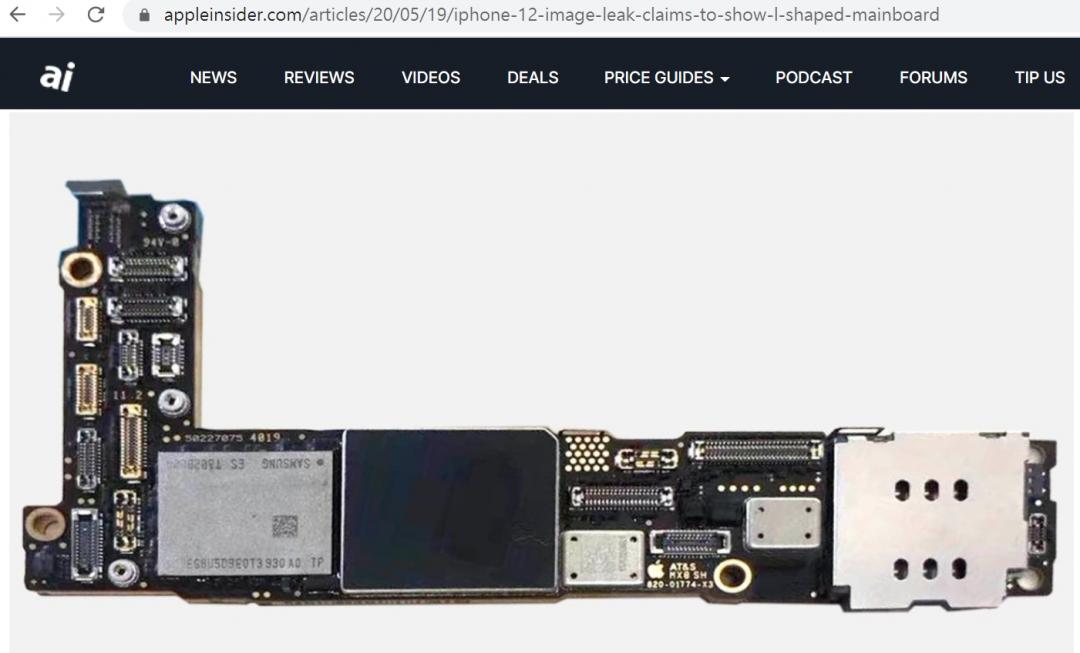 疑似 iPhone 12 主機板諜照首度現身?外媒曝內藏的玄機