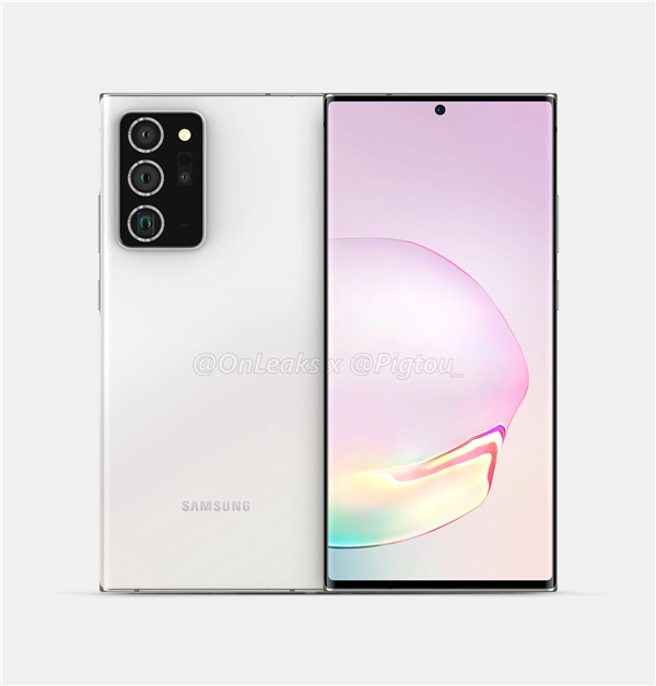 Note 20 傳聞中的外觀(圖/@OnLeaks)