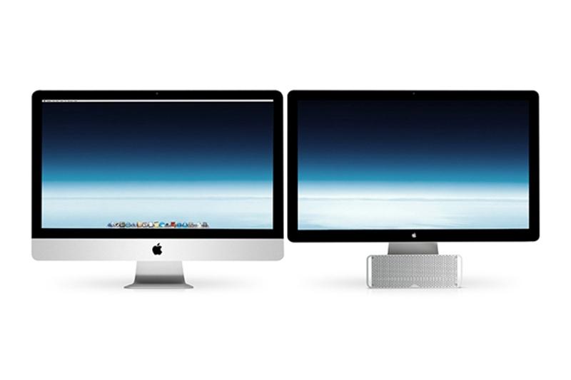 左為 2013 年前的 iMac 27,右為 Apple Cinema Display 27。(圖片來源/擷取自 Ask Different)