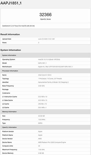 (圖片來源/擷取自 Geekbench)