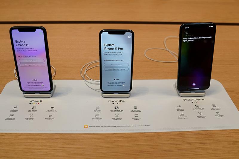 2019 年 iPhone 11 系列。（圖片來源／路透）