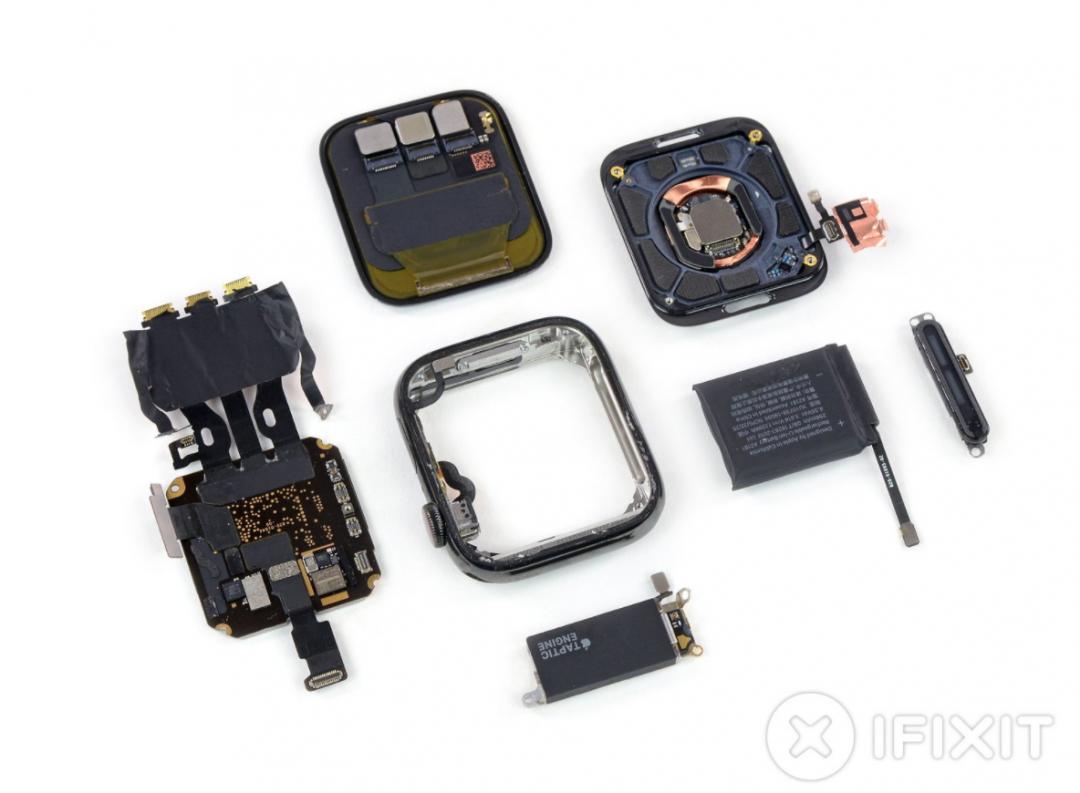 知名拆解團隊iFixit，公布第六代Apple Watch 6 拆解報告。（圖翻攝自iFixit）