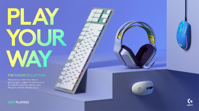 打破電競暗黑色系印象！羅技推出全新「Logitech G 玩色系列」