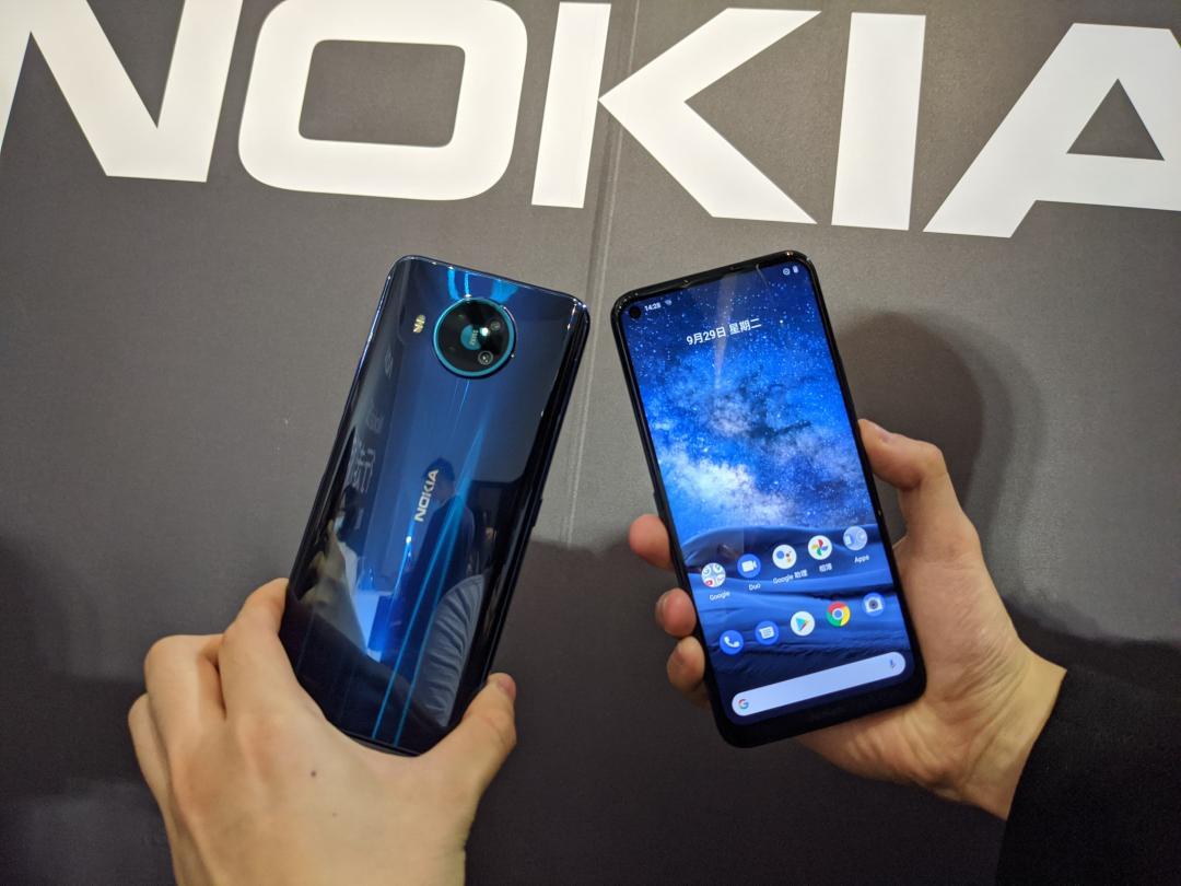 圖為 Nokia 8.3 5G（圖／記者劉惠琴攝）