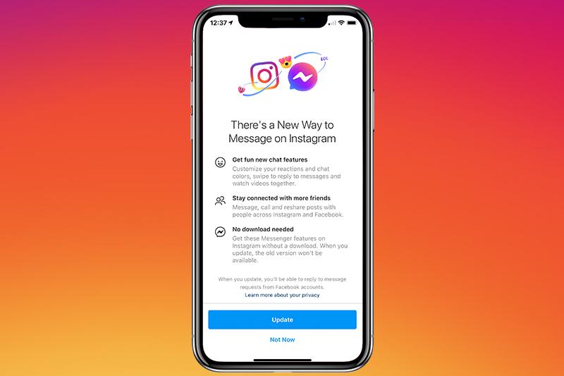 趕快更新 臉書messenger 與ig 可以跨平台互傳訊息了 自由電子報3c科技