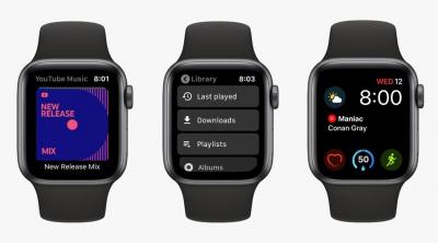 安卓粉哭哭！YouTube Music 率先登陸Apple Watch