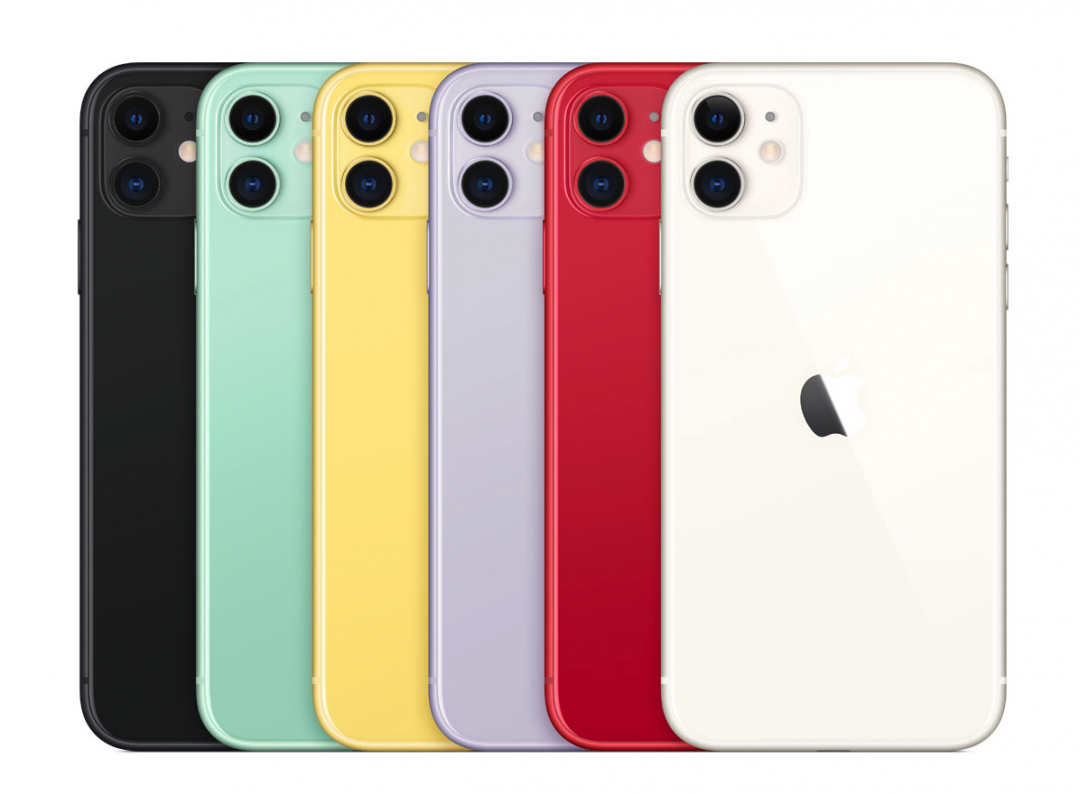 圖為 iPhone 11。在推出時曾因解析度不到 1080p 而受到非議(圖/ 翻攝自蘋果官網)