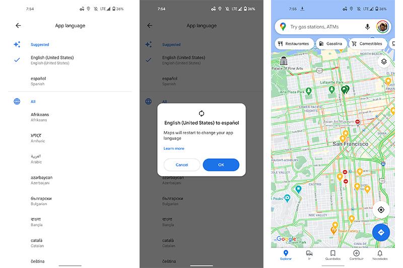 可以雙語使用了！Android 版本Google Maps 開放更改地圖語言- 自由電子