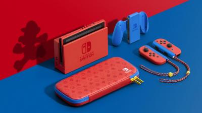 任天堂發表「瑪利歐」版本新 Switch!網笑:像是國旗色 任天堂發表「瑪利歐」版本新 Switch!網笑:像是國旗色