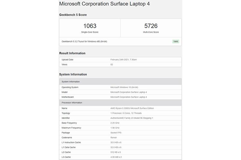 （圖片來源／Geekbench）