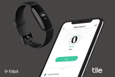 防丟小幫手加持!Fitbit  Inspire 2 運動手環支援 Tile 失物定位追蹤功能 防丟小幫手加持!Fitbit  Inspire 2 運動手環支援 Tile 失物定位追蹤功能