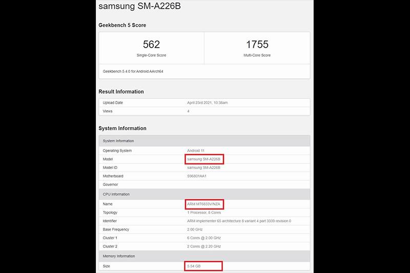 (圖片來源/擷取自 Geekbench)