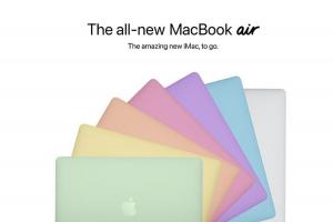 超級搭！外媒將 M1 iMac 彩色設計改放到 MacBook Air