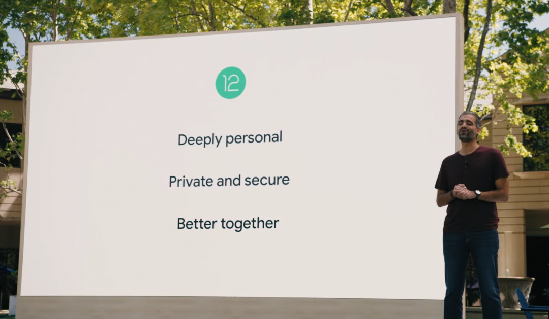 Android 12 擁有 3 大特色(圖/翻攝自 Google 影片)