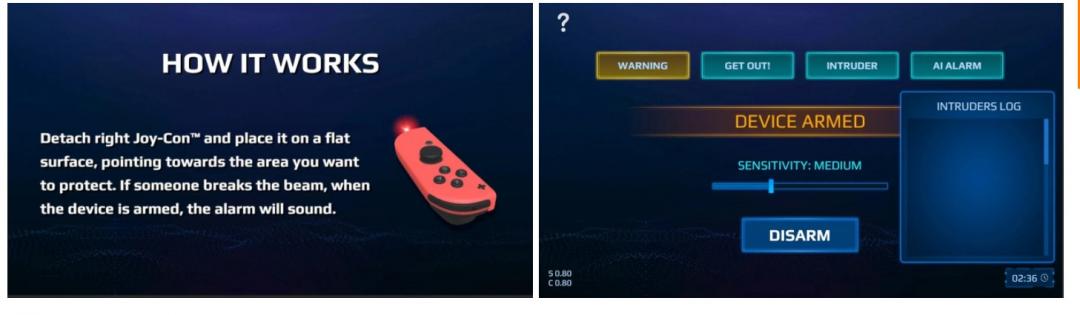 國外開發商近日為Switch用戶,推出一款名為「Spy Alarm」的應用程式,將於5月27日在eShop線上商店開放下載。(圖翻攝任天堂官網)