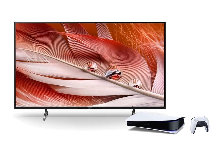 SONY台灣官網推出55吋「Bravia X90J」機型搭配PS5主機數位版的限量組合,預購售價為6萬2,880元。(圖翻攝SONY台灣官方購物網站)