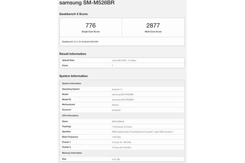 (圖片來源/擷取自 Geekbench)