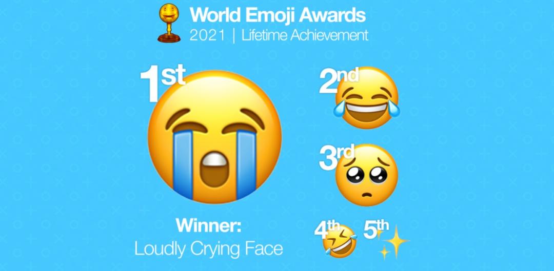 在眾多Emoji中,依據歷年來網友最常使用情況,今年首次頒發「十大Emoji終身成就獎」。(圖/翻攝 Emojipedia)