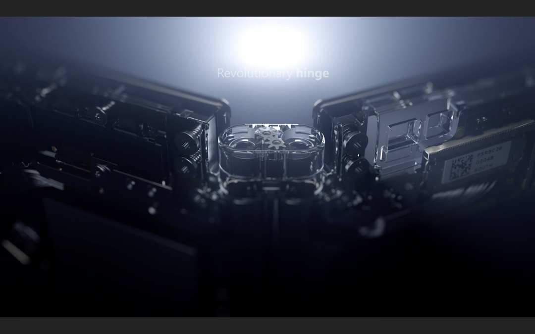新設計的鉸鏈（圖／翻攝自發表會直播）