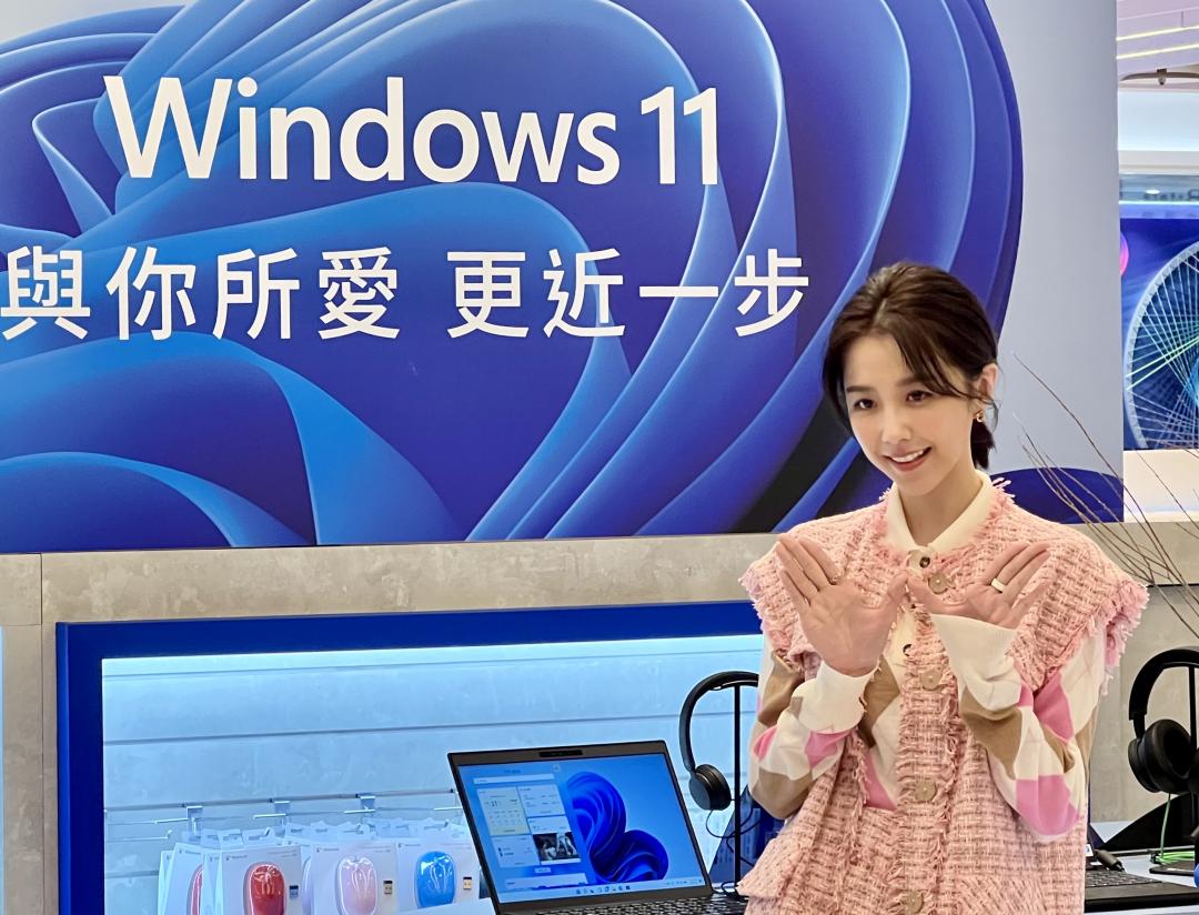 知名演員邵雨薇出席活動代言。邵雨薇本人亦有經營個人數位雜誌《Vénus》(圖/記者黃敬淳攝)