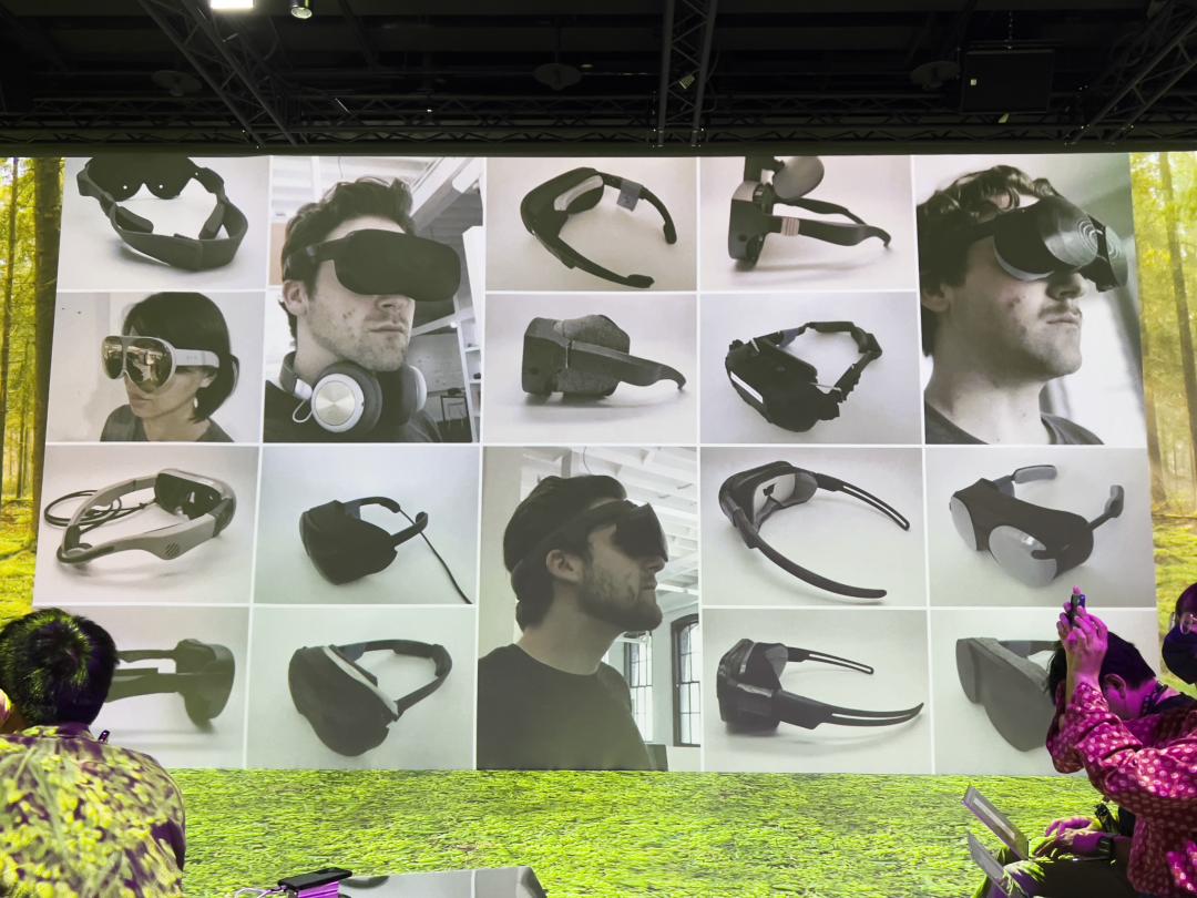 VIVE Flow 有數十款的原型機設計(圖/記者黃敬淳攝)