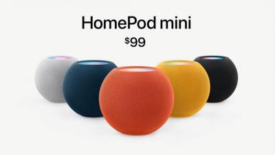 好鮮豔！蘋果 HomePod mini 多了 3 種新顏色可選