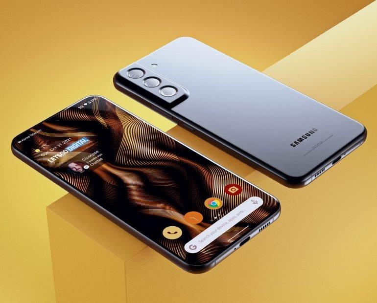 圖為 Galaxy S22 的可能外觀(圖/翻攝自 SamMobile)