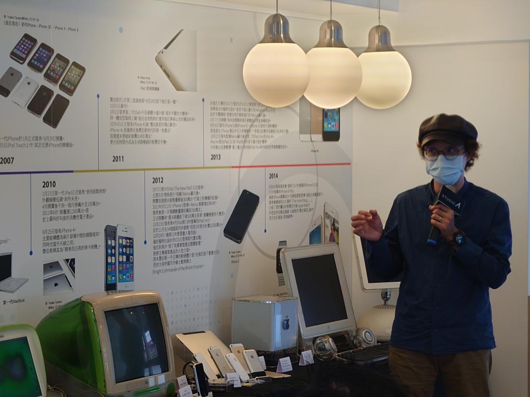 收藏家 Alvin。（圖／記者黃肇祥攝）