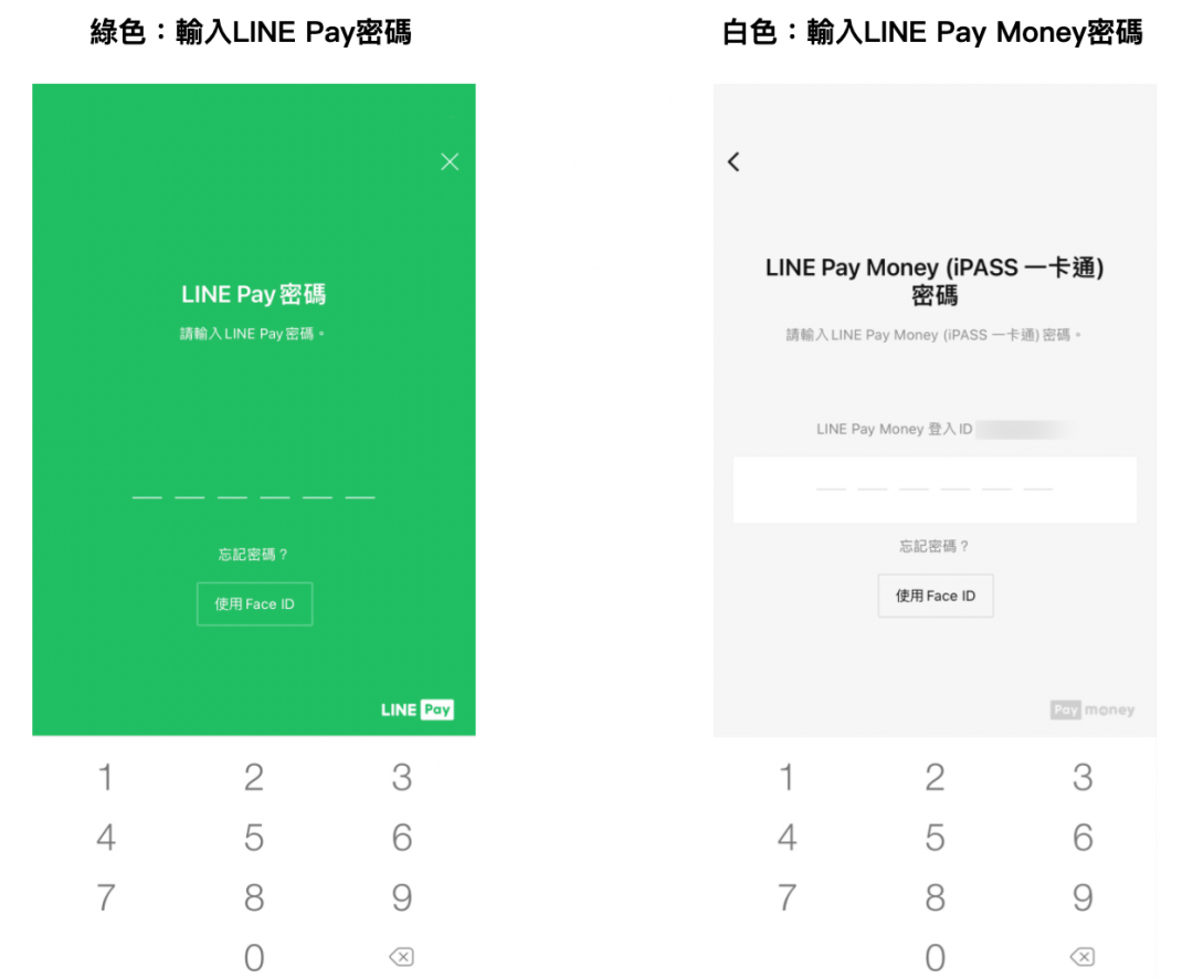 未來 LINE Pay 和 LINE Pay Money 將有不同的驗證密碼(圖/翻攝自 LINE Pay 官網)
