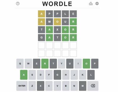 無廣告、一天限玩6次!《Wordle》網頁版益智遊戲竄紅 無廣告、一天限玩6次!《Wordle》網頁版益智遊戲竄紅