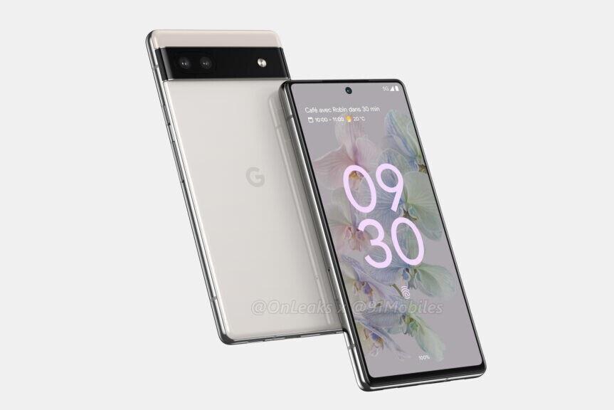 據稱Google將於今年發表的中階Pixel 6a新機。(圖翻攝OnLeaks)
