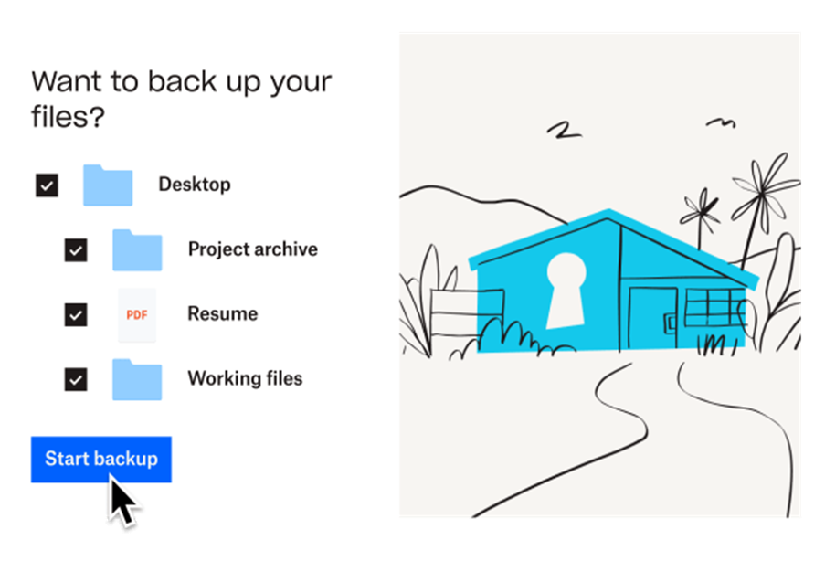 全新登場 Dropbox Backup 備份工具,採用訂閱付費方式。無Dropbox 註冊帳戶也能適用。(圖/Dropbox 提供)