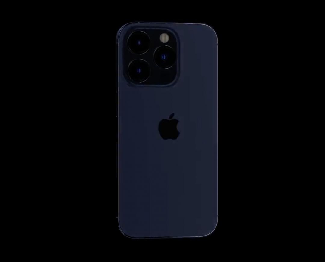 iPhone 14 Pro系列的「深紫色」渲染影片。(圖/網路)