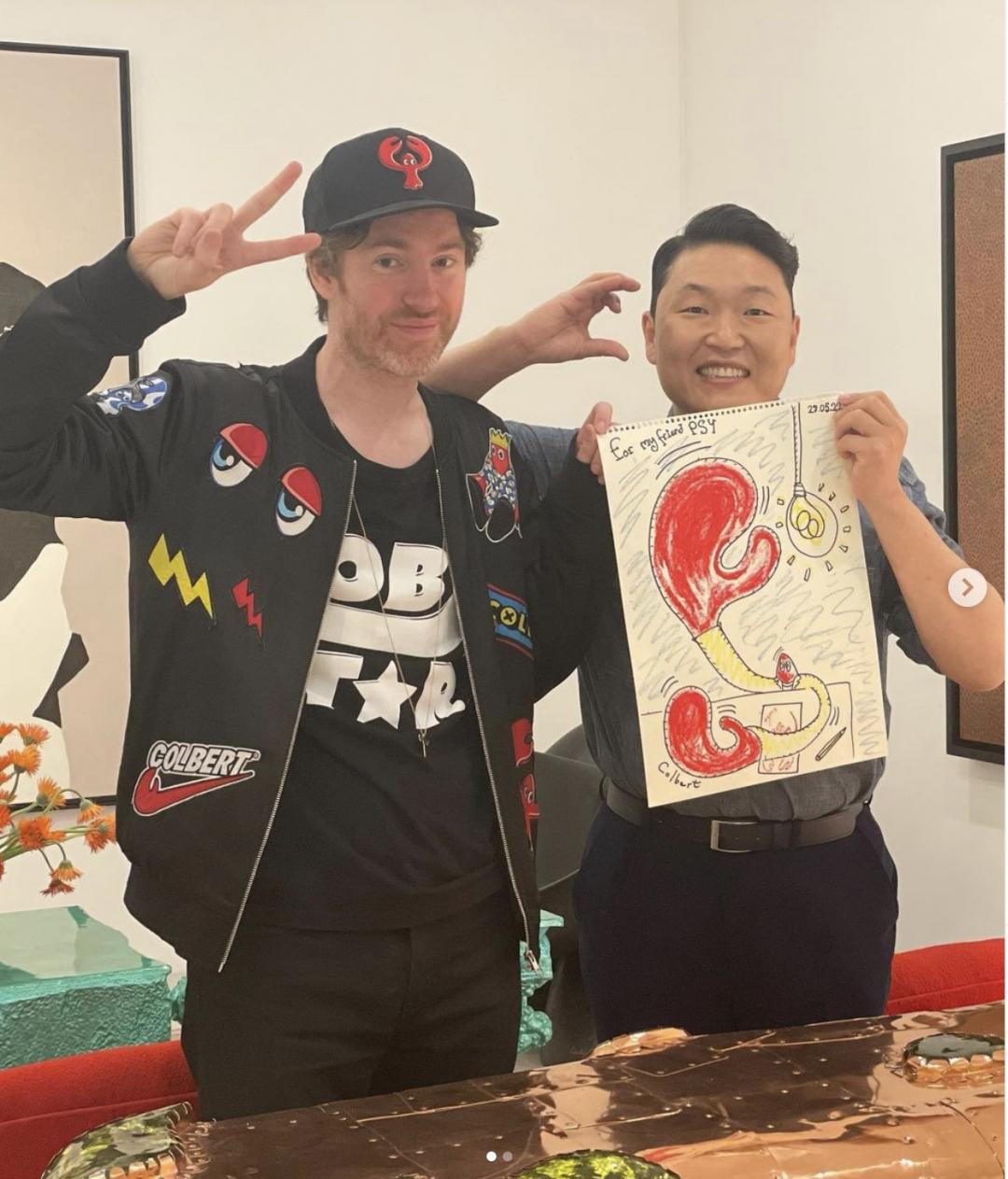 韓國江南大叔也是Philip Colbert的粉絲。 (圖/IG)