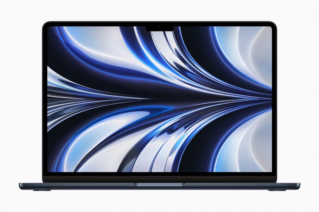 新MacBook Air變「劉海頭」。(圖/官網)