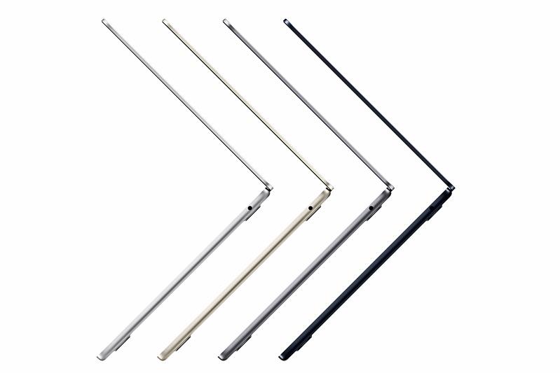 M2版MacBook Air推出4色。