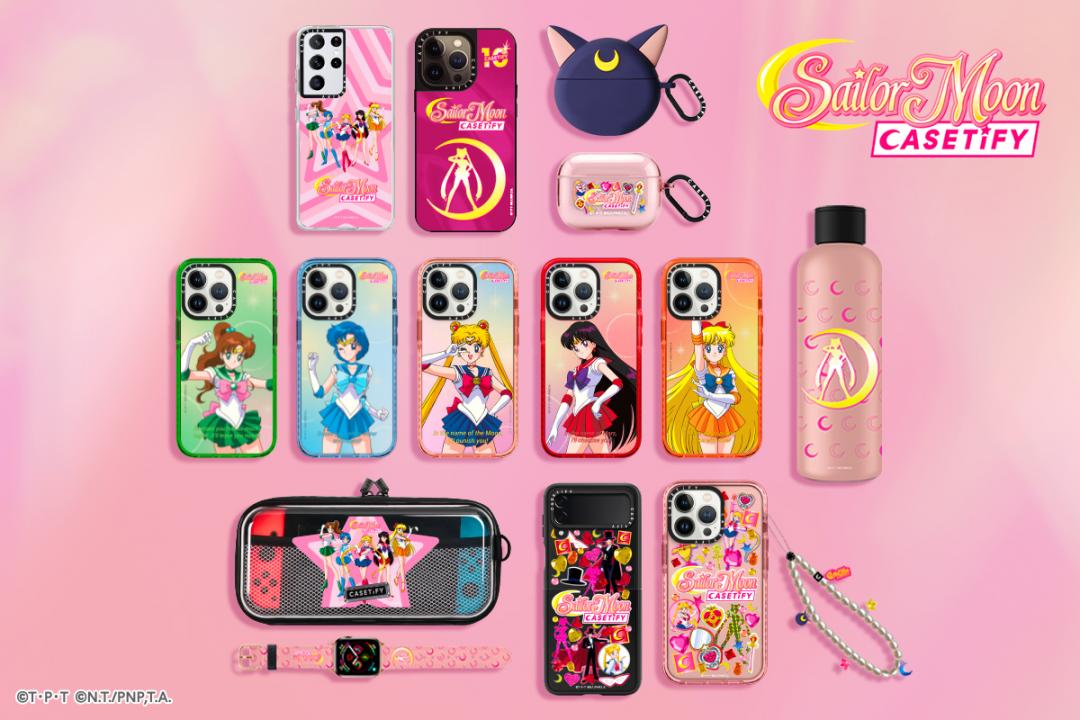 CASETiFY x美少女戰士聯名配件。(圖/CASETiFY)