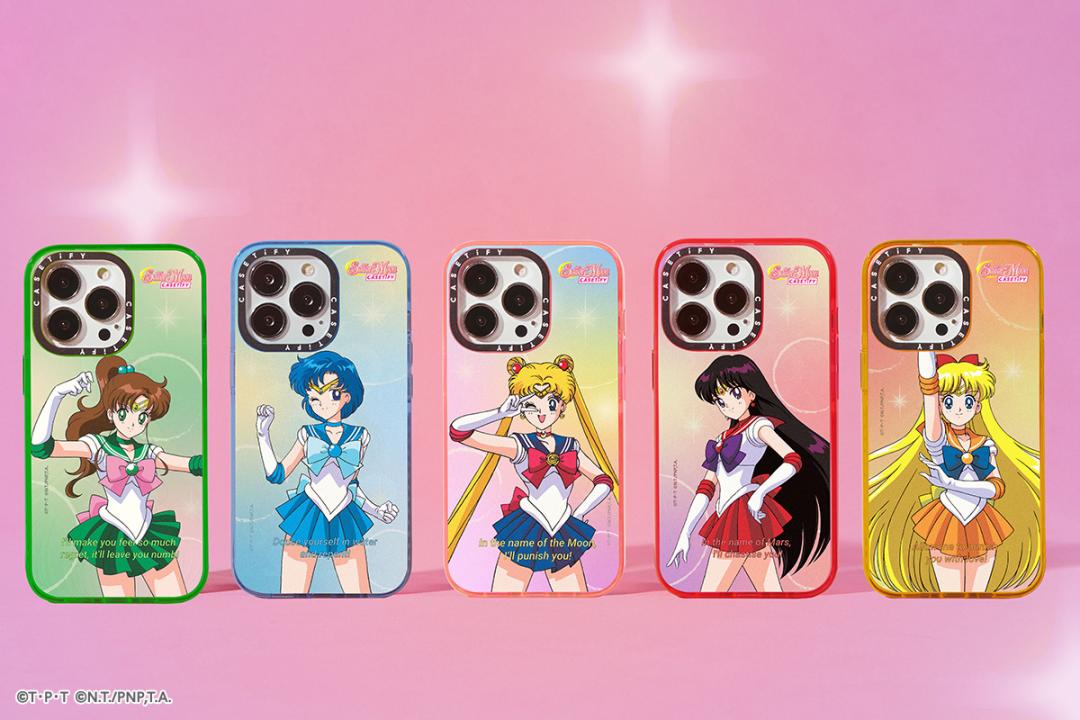 CASETiFY x美少女戰士聯名配件。(圖/CASETiFY)