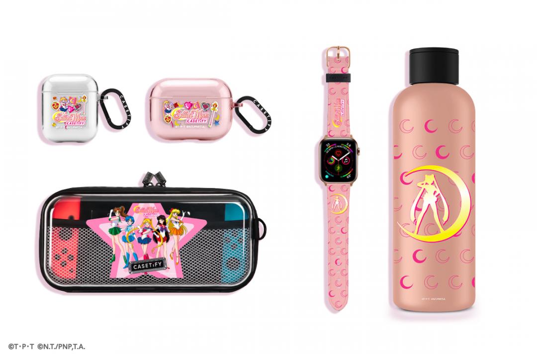 CASETiFY x美少女戰士聯名配件。(圖/CASETiFY)
