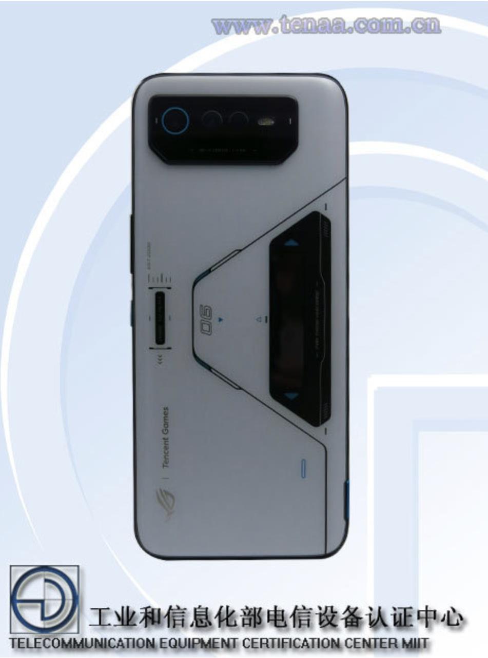 華碩ROG Phone 6出現在中國工信部網站，外型被揭露。（圖／網站）