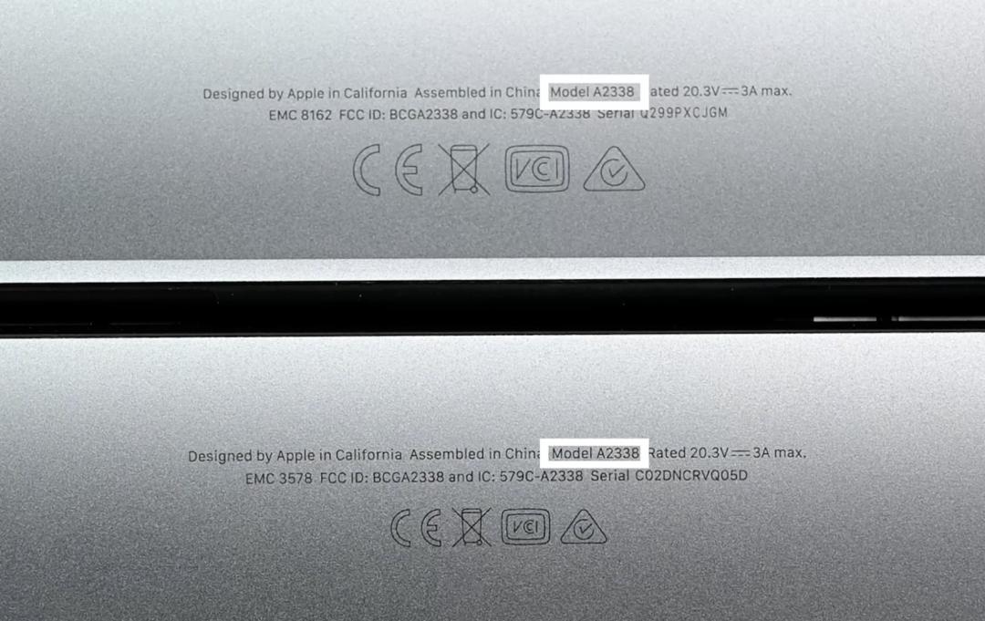 M2 MacBook Pro機殼型號跟M1一樣。(圖/iFixit)