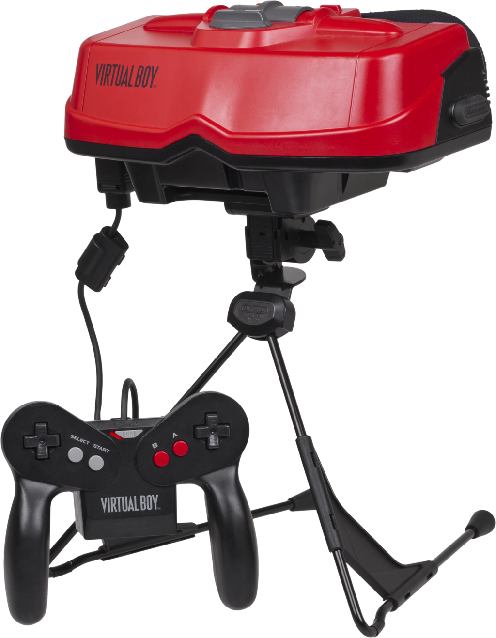 Virtual Boy外型奇特,更主打3D遊戲。(圖/翻攝維基百科)