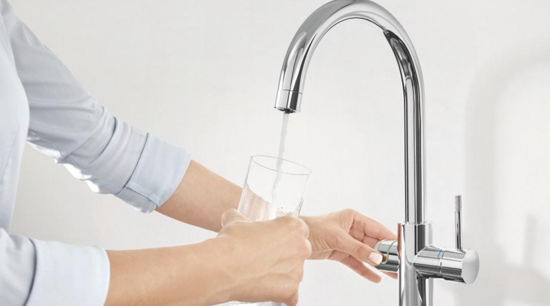 GROHE氣泡水水龍頭。