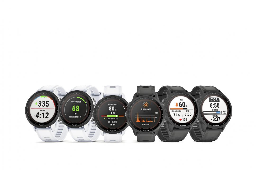 Forerunner 955系列分為一般版以及太陽能版,共有4款2種顏色。