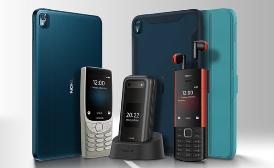 Nokia 在7月中旬推出三款支援4G上網的「復刻版」功能手機與一款入門低階安卓平板Nokia T10。(圖翻攝Nokia Mobile官方推特)