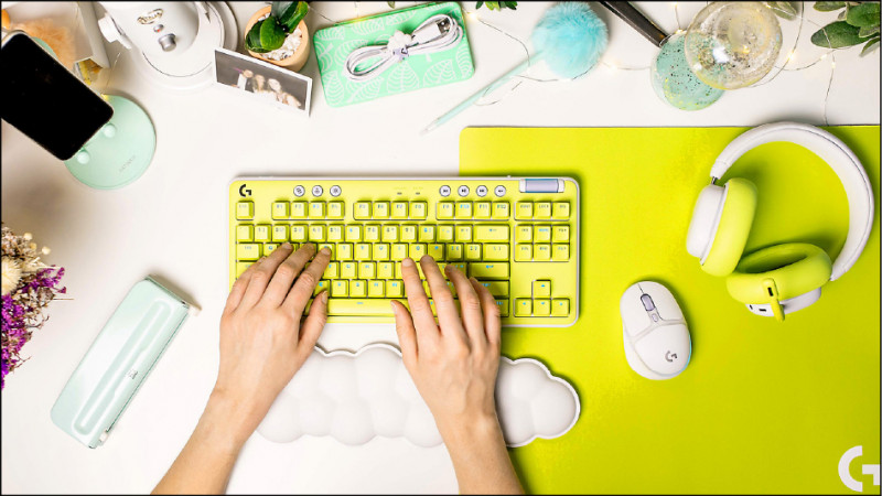 該系列鍵盤配備紅、茶軸兩種軸體，降低音量並能保留回饋感，且短版尺寸工作、娛樂都方便。