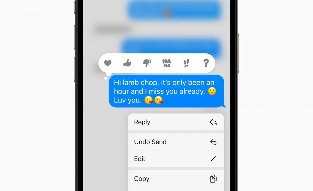 蘋果調整iMessage訊息收回須在2分鐘內。(圖/網路)