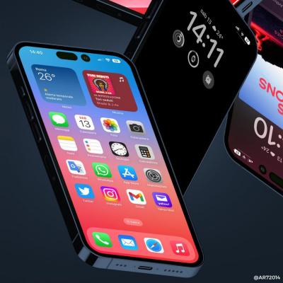 傳下月發布!iPhone 14 Pro搭iOS 16渲染畫面曝光 傳下月發布!iPhone 14 Pro搭iOS 16渲染畫面曝光