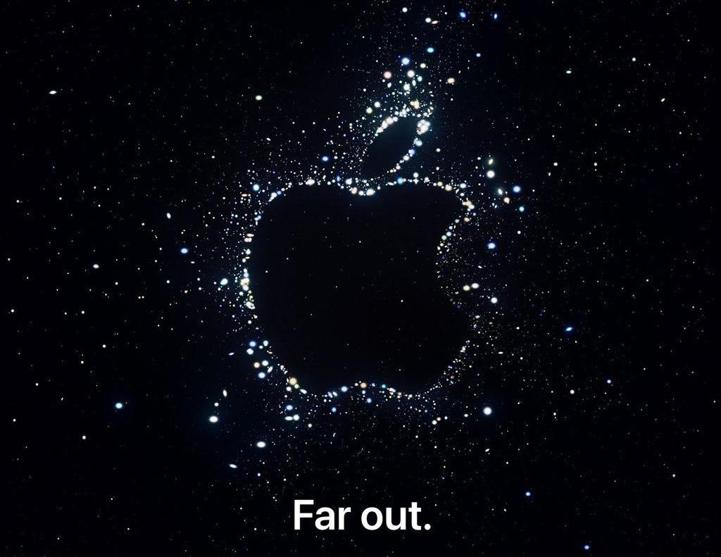 蘋果iPhone 14邀函,讓外界猜測具備衛星通訊。(圖/官網)